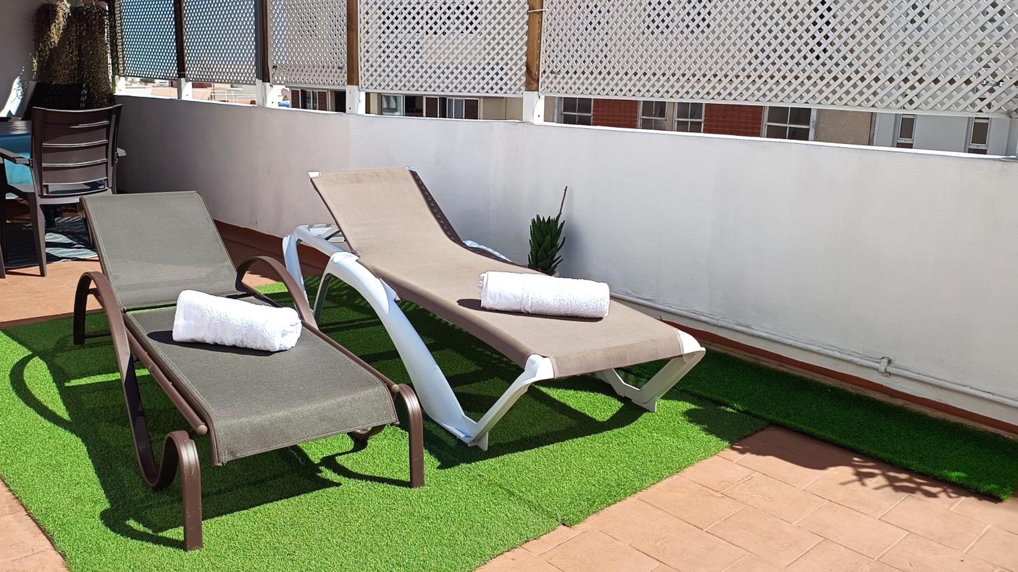 Center Santa Cruz, Alojamiento Centrico Con Gran Terraza, Cocina , Salon Y Banos, Todo Privado Extérieur photo
