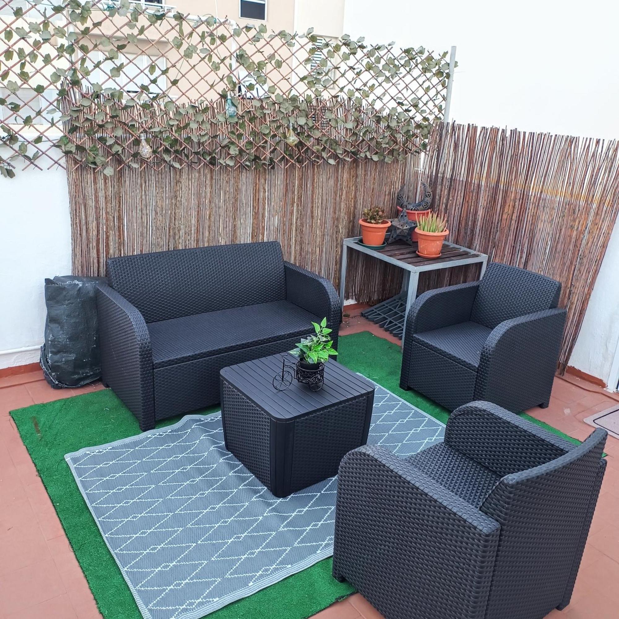 Center Santa Cruz, Alojamiento Centrico Con Gran Terraza, Cocina , Salon Y Banos, Todo Privado Extérieur photo
