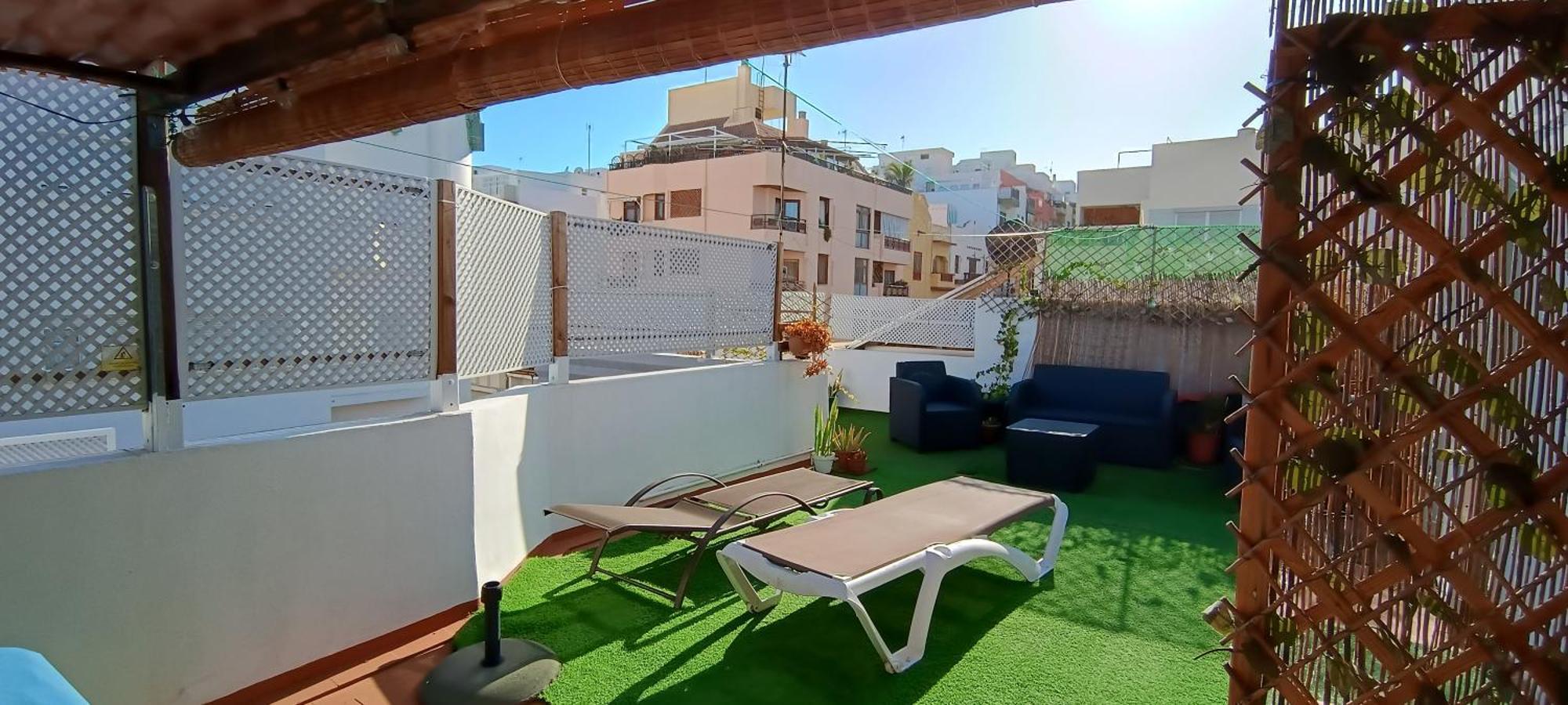 Center Santa Cruz, Alojamiento Centrico Con Gran Terraza, Cocina , Salon Y Banos, Todo Privado Extérieur photo